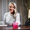 Dr Megan Rossi offering a pack of SMART STRAINS for your vaginal microbiome to you